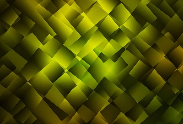 Dark Green Vector Low Poly Background Modern Abstract Illustration Triangles — ストックベクタ