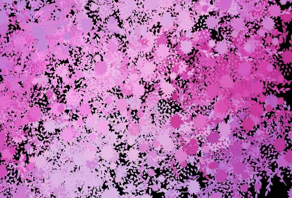 Темно Розовый Векторный Рисунок Случайными Формами Современная Абстрактная Иллюстрация Красочными — стоковый вектор