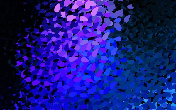 Dunkelrosa Blaue Vektortextur Mit Abstrakten Formen Illustration Mit Farbenfrohen Verlaufsformen — Stockvektor
