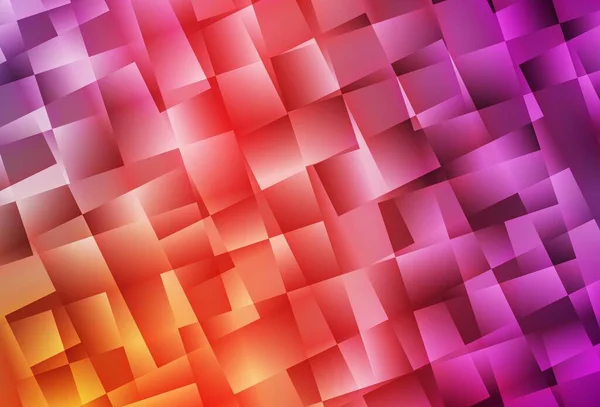 Světlá Růžová Žlutá Vektorová Abstraktní Mozaika Zářící Polygonální Ilustrace Které — Stockový vektor