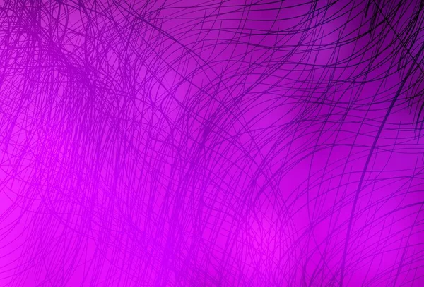 带有弯曲线条的浅紫色矢量背景 色彩斑斓的渐变图解 风格简洁 线条流畅 设计的简单模板 — 图库矢量图片