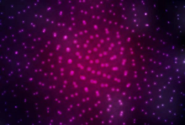 Dunkelrosa Vektorhintergrund Mit Flecken Glitzernde Abstrakte Illustration Mit Verschwommenen Regentropfen — Stockvektor
