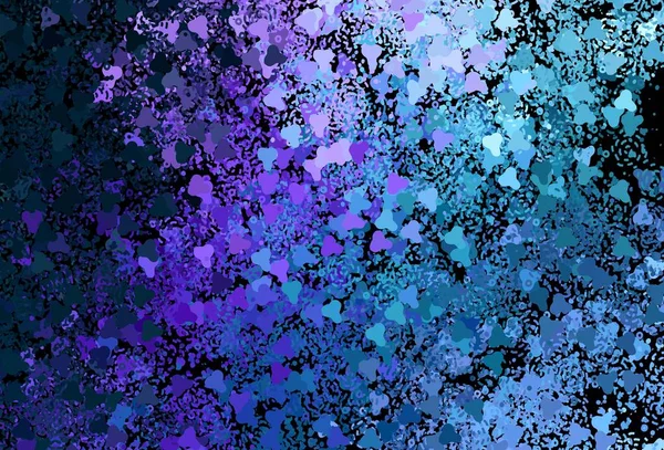 Rose Foncé Texture Vectorielle Bleue Aux Formes Abstraites Formes Chaotiques — Image vectorielle