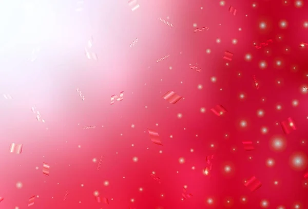 Світло Червоний Векторний Візерунок Різдвяному Стилі Абстрактна Градієнтна Ілюстрація Різнокольоровими — стоковий вектор