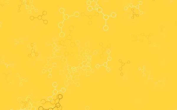 Modèle Vectoriel Orange Clair Avec Structure Intelligence Artificielle Design Coloré — Image vectorielle