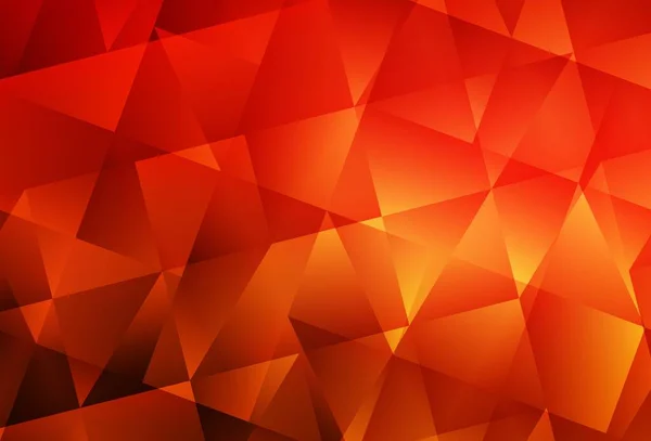 Легкий Красный Вектор Многоугольника Абстрактный Фон Творческая Иллюстрация Полутоновом Стиле — стоковый вектор