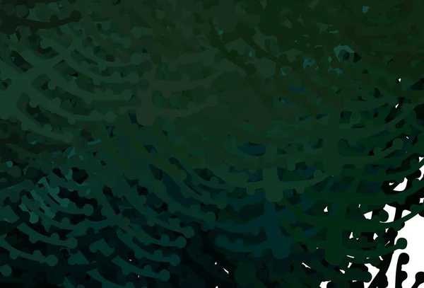 Textura Vectorial Verde Oscuro Con Formas Abstractas Ilustración Con Formas — Vector de stock