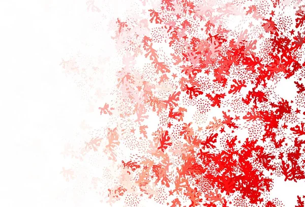 Hellgrüne Rote Vektorschablone Mit Chaotischen Formen Moderne Abstrakte Illustration Mit — Stockvektor