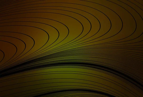 Σκούρο Πράσινο Κίτρινο Διανυσματικό Φόντο Ρυτίδες Δημιουργική Απεικόνιση Στυλ Halftone — Διανυσματικό Αρχείο