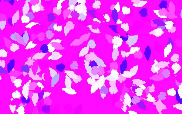 Hellviolette Rosa Vektorkulisse Mit Memphis Formen Einfache Farbenfrohe Illustration Mit — Stockvektor