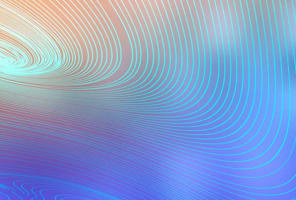 Ljusblå Gul Vektor Mönster Med Våta Linjer Glänsande Färgglada Illustration — Stock vektor