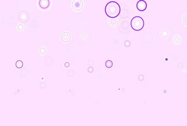 Light Purple Vector Background Spots Beautiful Colored Illustration Blurred Circles — Stock Vector