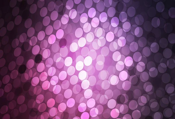 Dunkelrosa Vektorhintergrund Mit Flecken Illustration Mit Einer Reihe Leuchtender Farbenfroher — Stockvektor