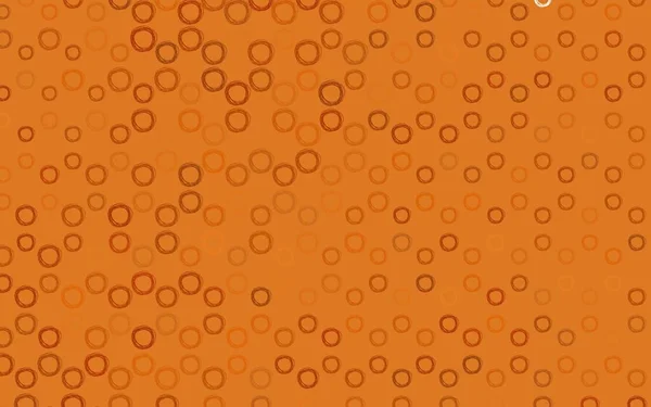 Light Orange Vektor Textur Mit Scheiben Illustration Mit Einer Reihe — Stockvektor