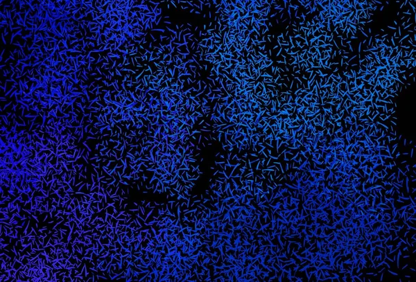 Textura Vectorial Azul Oscuro Con Líneas Colores Ilustración Abstracta Geométrica — Vector de stock