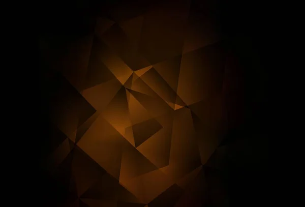 Темно Коричневый Фон Блестящие Абстрактные Иллюстрации Элегантными Треугольниками Новый Дизайн — стоковый вектор