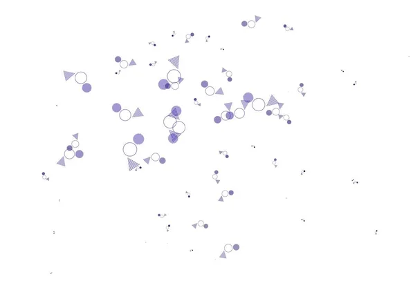 Светло Фиолетовый Векторный Отскок Линиями Кругами Блестящие Абстрактные Иллюстрации Сферами — стоковый вектор