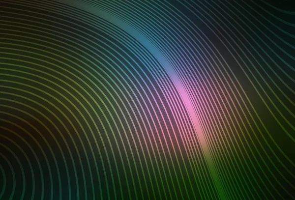 Koyu renkli vektör arkaplanı, çizgili. Renkli çizgileri ve şekilleri olan bir örnek. İşiniz için en iyi tasarım.