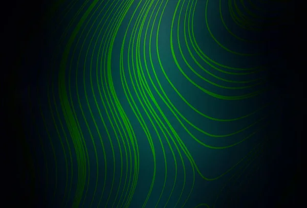 深绿色矢量光滑的抽象背景 用渐变设计的闪光抽象图解 商务设计的新风格 — 图库矢量图片