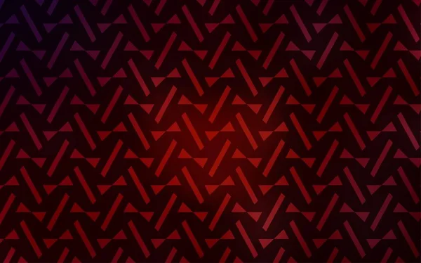 Темно Красная Векторная Планировка Линиями Треугольниками Треугольники Абстрактном Фоне Красочным — стоковый вектор