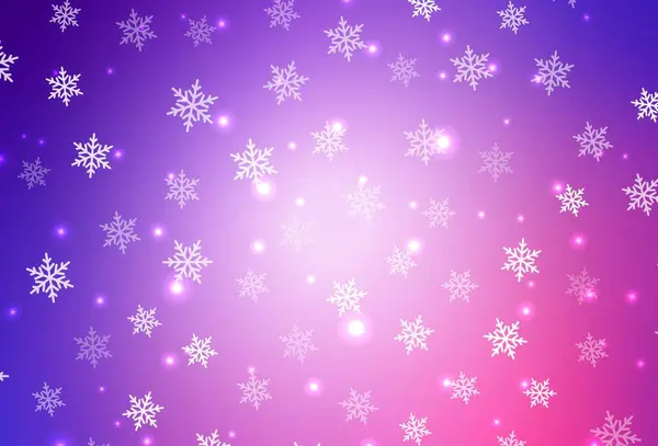 Light Purple Rózsaszín Vektor Háttér Xmas Stílusban Modern Elvont Karácsonyi — Stock Vector