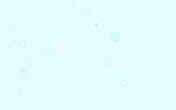 Világos Rózsaszín Kék Vektor Minta Gömbökkel Modern Absztrakt Illusztráció Színes — Stock Vector