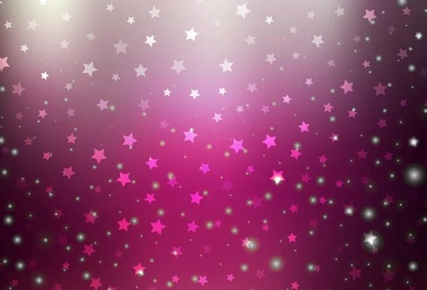 Dark Pink Vector Background Xmas Style Colorful Illustration Christmas Simbols — Stock Vector