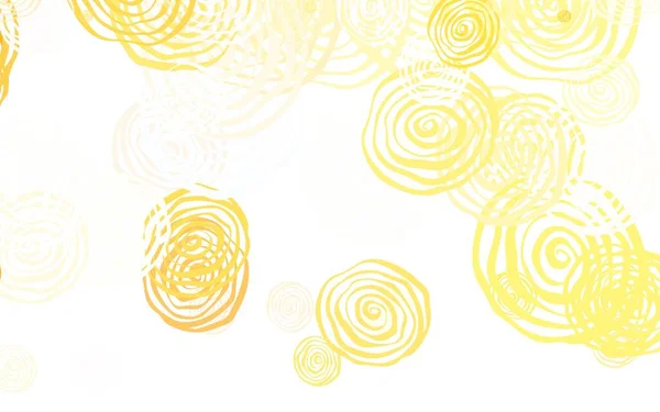 Светло Оранжевый Вектор Естественной Обратной Связи Цветами Творческая Иллюстрация Размытом — стоковый вектор