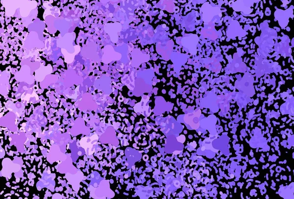 Темно Фиолетовый Векторный Фон Фасадами Современная Абстрактная Иллюстрация Красочными Случайными — стоковый вектор