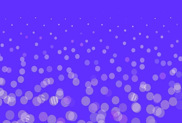Luz Patrón Vectorial Púrpura Con Esferas Burbujas Borrosas Sobre Fondo — Vector de stock
