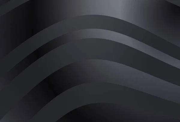 曲げ線でライトグレーのベクトルの背景 グラデーション線のあるカラフルな幾何学サンプル 携帯電話画面の背景 — ストックベクタ