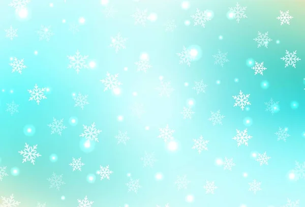 Light Green Vector Pattern Christmas Style Simple Gradient Illustration Christmas — 图库矢量图片