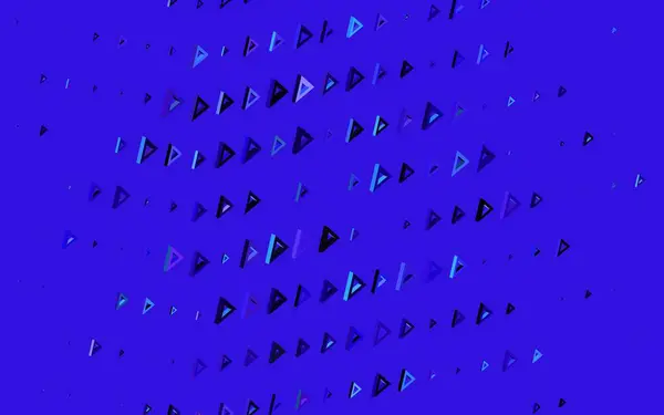 Dark Pink Modré Vektorové Pozadí Polygonálním Stylem Dekorativní Design Abstraktním — Stockový vektor