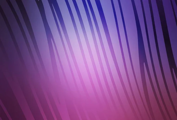 Modèle Vectoriel Violet Clair Rose Avec Lignes Illustration Abstraite Gradient — Image vectorielle