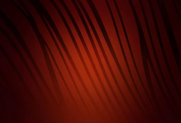 Темно Красный Вектор Изогнутыми Линиями Цветная Иллюстрация Простом Кривом Стиле — стоковый вектор