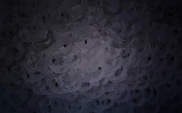 Темно Сірий Векторний Шаблон Вигнутими Лініями Повністю Нова Барвиста Ілюстрація — стоковий вектор