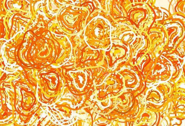Texture Vettoriale Arancione Chiaro Con Forme Astratte Illustrazione Con Forme — Vettoriale Stock