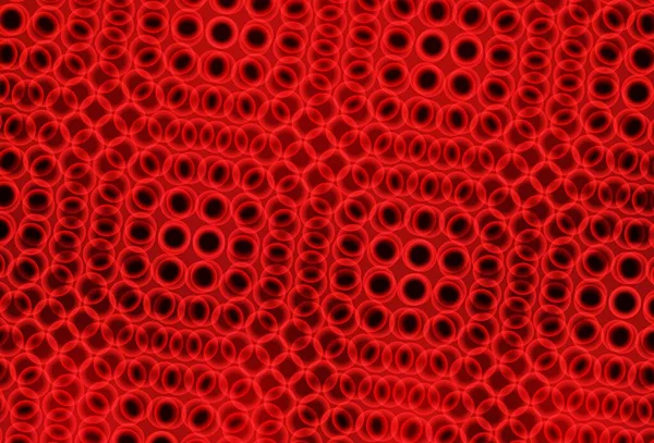 Patrón Vectorial Rojo Claro Con Esferas Diseño Decorativo Borroso Estilo — Archivo Imágenes Vectoriales