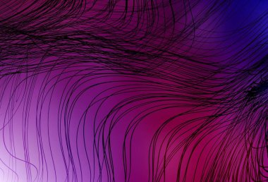 Koyu mor, pembe vektör parlak soyut arkaplan. Soyut renkli gradyan çizimi. İşiniz için yepyeni bir tasarım..