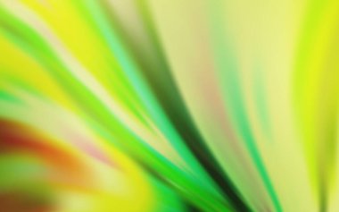 Açık yeşil, sarı vektör parlak şablonu bulanıklaştırdı. Yaratıcı illüstrasyon, yarım tonlu ve eğimli. Bir cep telefonu için arka plan.