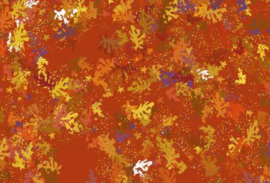 Açık pembe, soyut şekilli sarı vektör dokusu. Soyut gradyan şekilli basit renkli çizimler. Kartvizitiniz için modern tasarım.