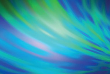 Açık yeşil vektör bulanık desen. Soyut ve gradyan renkte renkli çizimler. İşiniz için yeni tasarım.