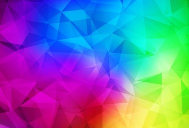 Koyu Çokrenkli vektör soyut çokgen desen. Origami stilinde gradyan ile yaratıcı geometrik illüstrasyon. Dizaynınız için üçgen desen.