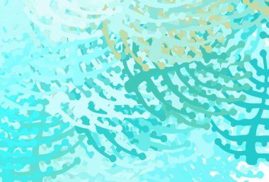 Rastgele şekilli açık yeşil vektör deseni. Rastgele şekillerle soyut tarzda dekoratif tasarım. Kartvizitiniz için modern tasarım.