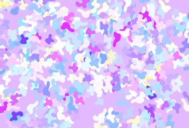 Açık mavi, soyut şekilli yeşil vektör arkaplan. Renkli rastgele şekillerle modern soyut illüstrasyon. Bir cep telefonu için arka plan.