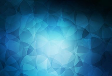 Koyu mavi vektör düşük polimer arkaplan. Gradyanı olan zarif parlak çokgen çizimi. Web siteniz için çokgen tasarım.