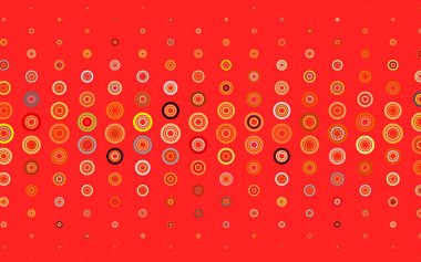 Lekeli açık kırmızı vektör arka planı. Doğa tarzında bulanık halkaları olan güzel renkli çizimler. Poster ve web siteleri için tasarım.