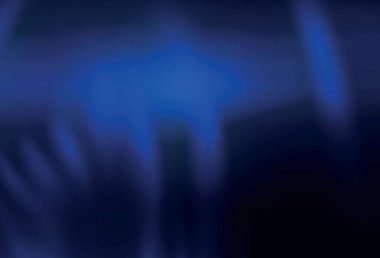 Koyu mavi vektör bulanık ve renkli desen. Soyut renkli gradyan çizimi. Web siteniz için bulanık tasarım.