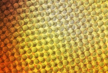 Küreli hafif turuncu vektör deseni. Bulanık yağmur damlaları olan soyut bir çizim. Duvar kağıtlarının dokusu için desen.