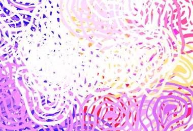 Açık mavi, soyut şekilli sarı vektör arkaplan. Soyut tarzda rengarenk gradyan şekilleri olan bir resim. Kartvizitiniz için modern tasarım.